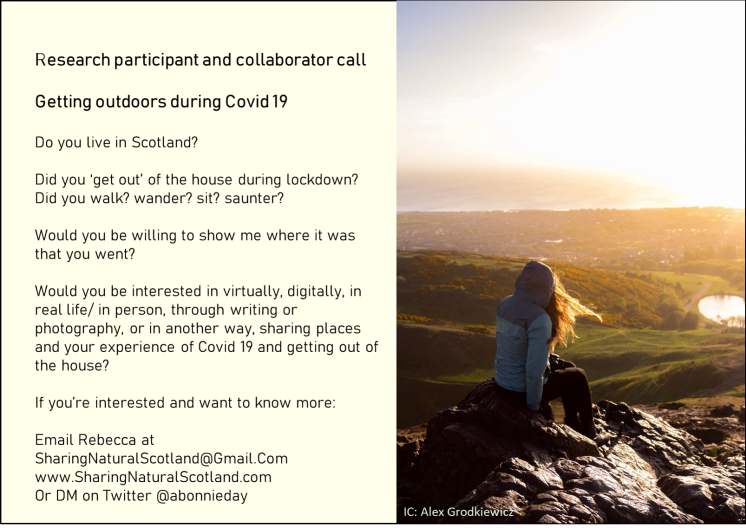 Research Call 1 Arthur Seat 31st Aug